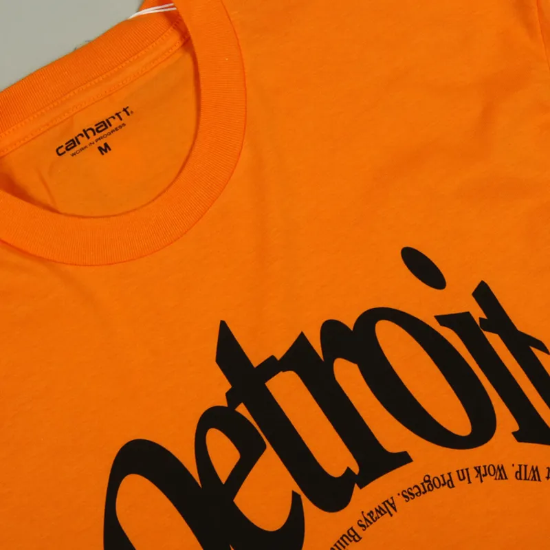 Carhartt WIP Detroit Arch T-Shirt - Hokkaido/Black-1